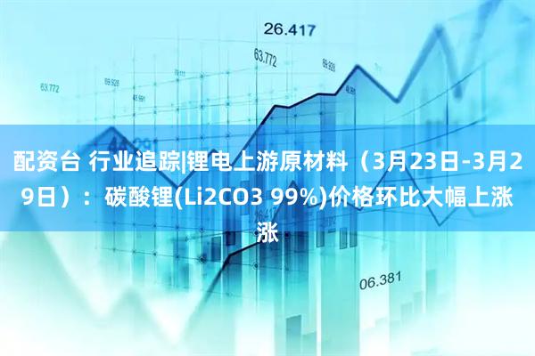 配资台 行业追踪|锂电上游原材料（3月23日-3月29日）：碳酸锂(Li2CO3 99%)价格环比大幅上涨